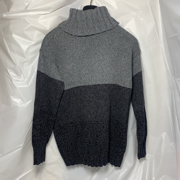WOMEN’S Jones New York Sport Knit 3 tone gray turtle neck Size Large - Picture 3 of 5